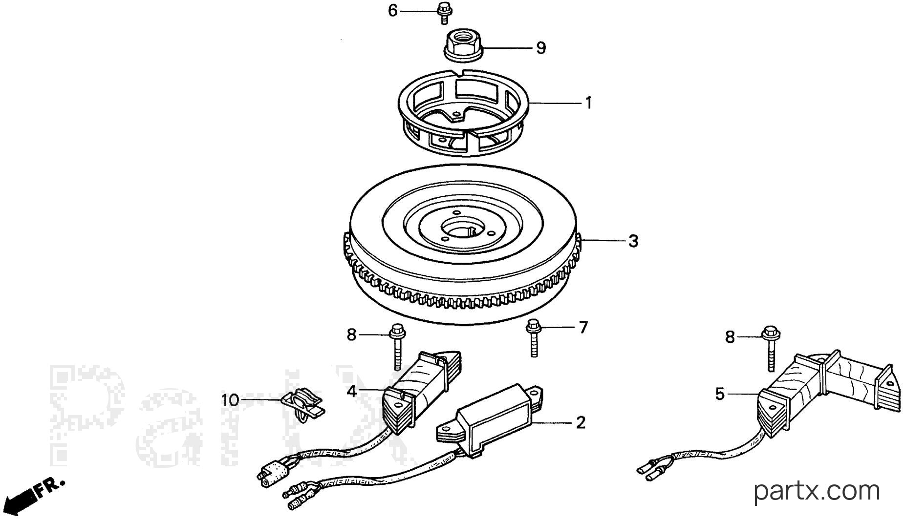 Honda BF9.9AM LA - FLYWHEEL