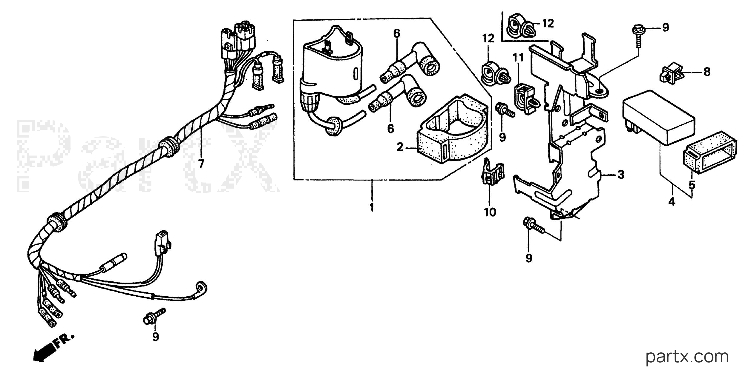 Honda BF9.9AW SA - IGNITION COIL