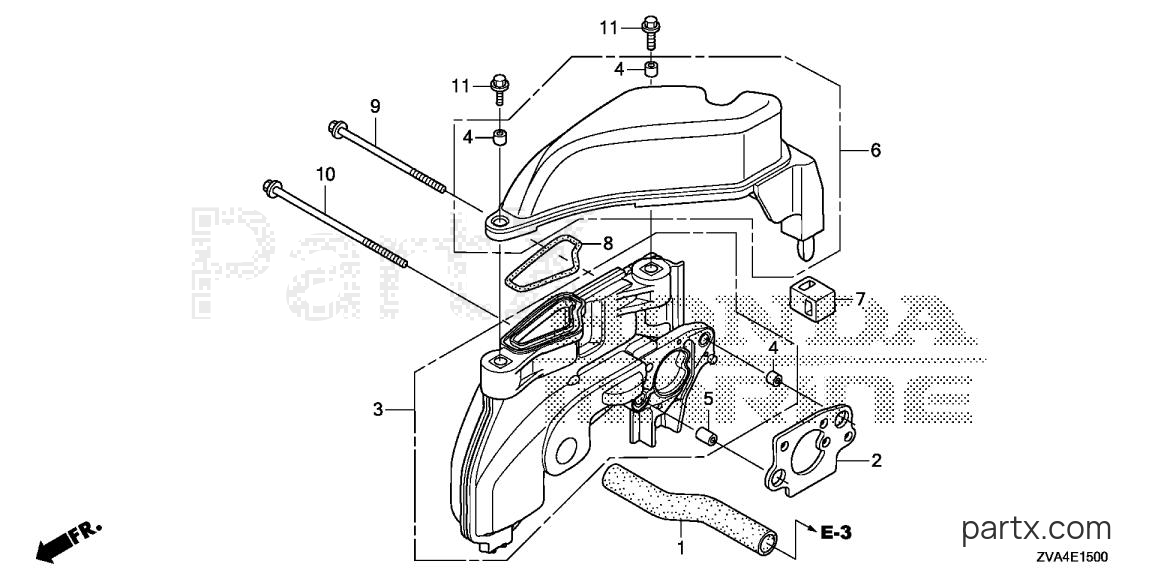 Honda BF2.3DH SCHA - AIR GUIDE