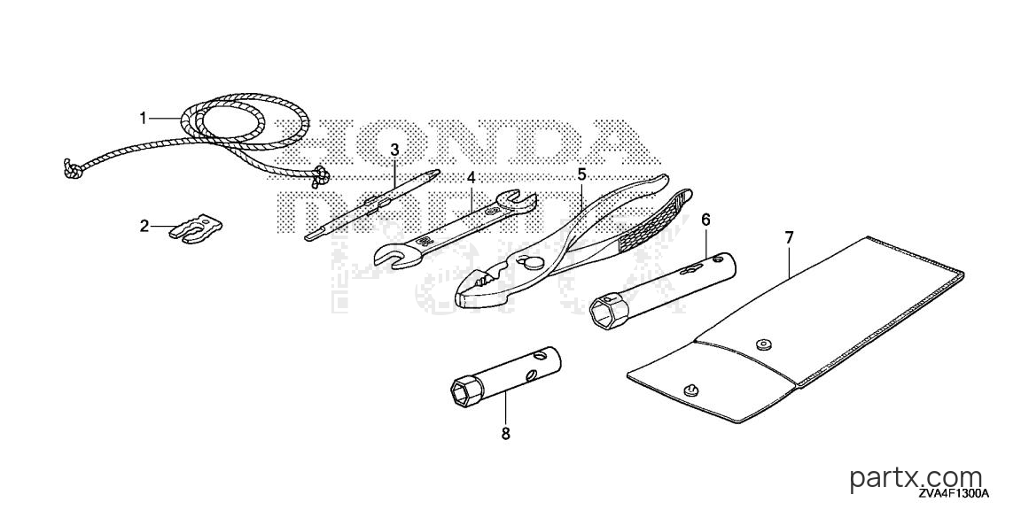 Honda BF2.3DH SCHA - TOOL