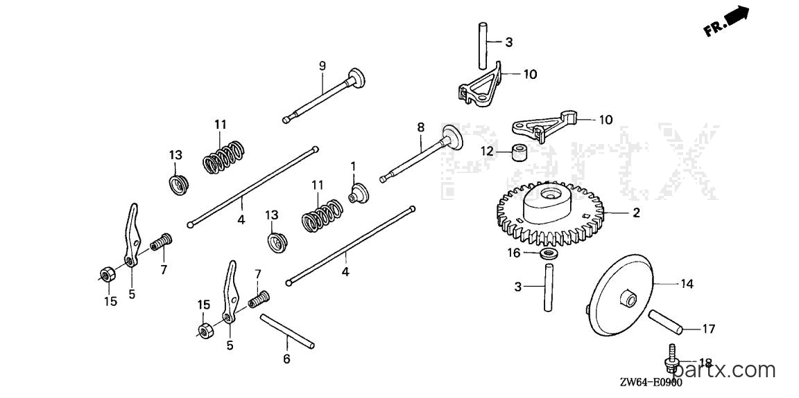 Honda BF2D4 SAB - CAMSHAFT