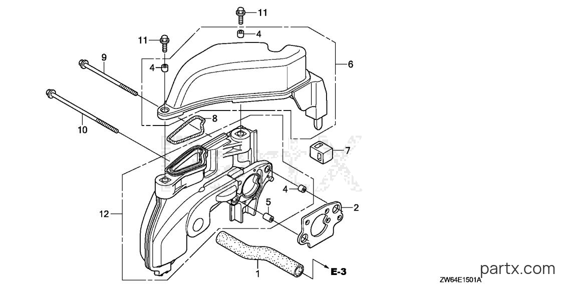 Honda BF2D6 LCHA - AIR GUIDE (2)