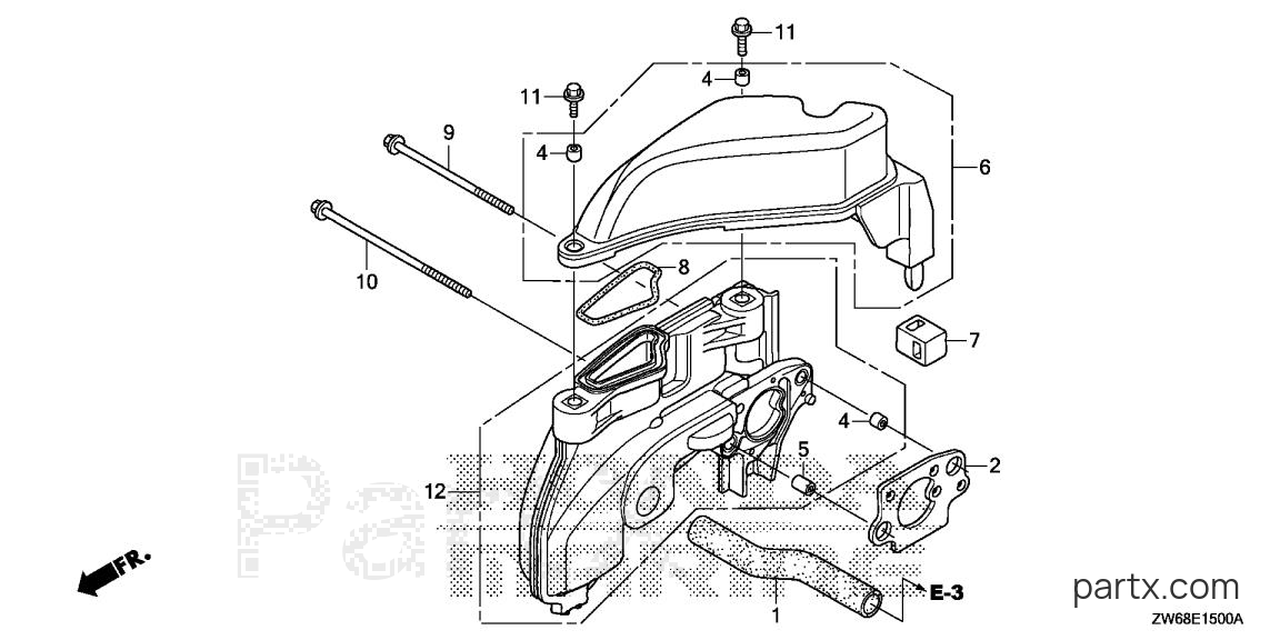 Honda BF2DK0 LCHA - AIR GUIDE