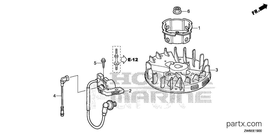 Honda BF2.3DK2 LCHA - FLYWHEEL