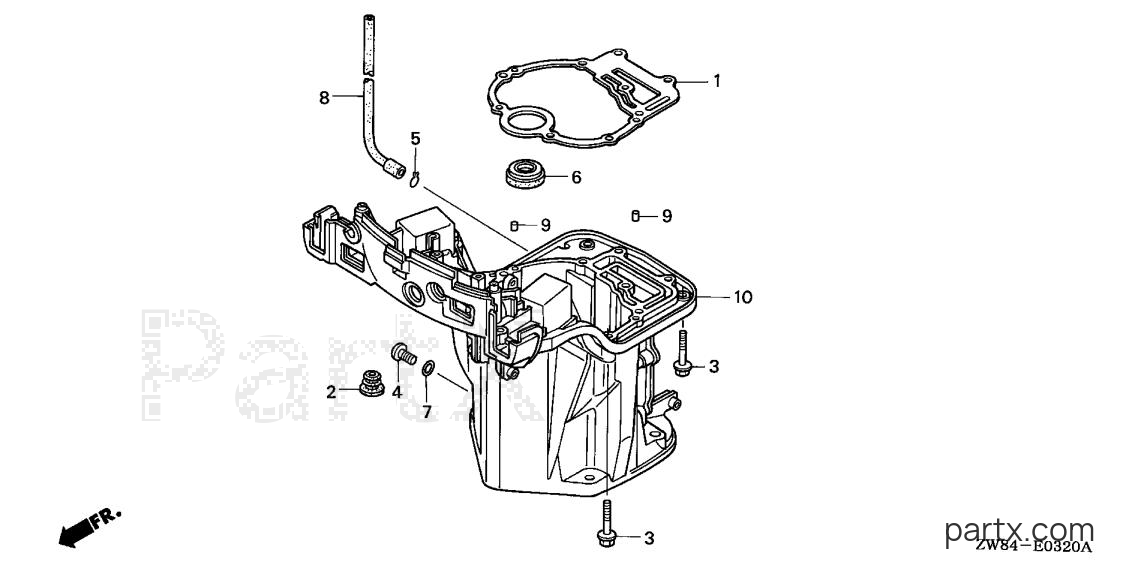 Honda BFP8D1 LHA - OIL CASE