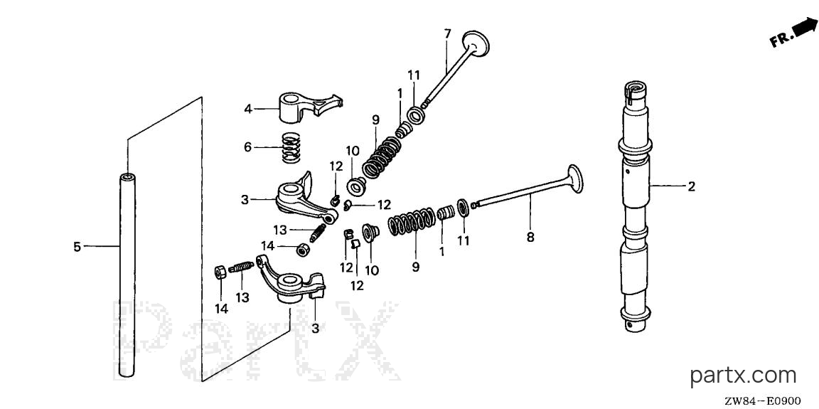 Honda BFP9.9D2 LRA - CAMSHAFT