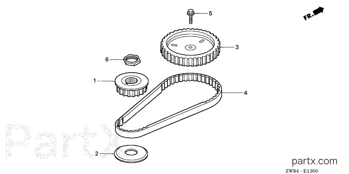 Honda BF9.9D1 SA - TIMING BELT