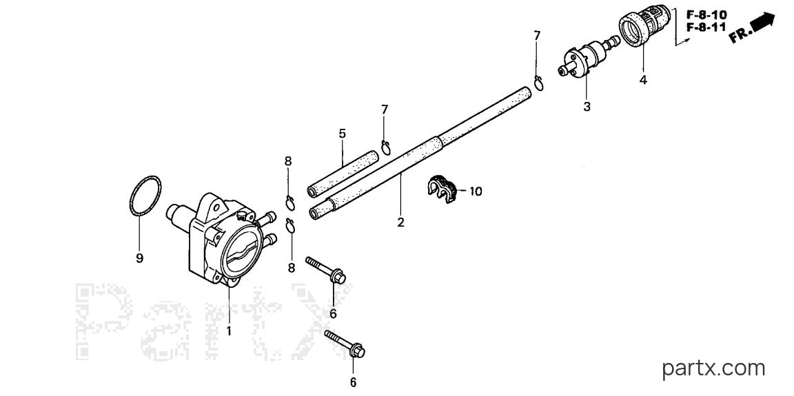 Honda BF9.9D1 LHA - FUEL PUMP