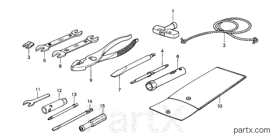 Honda BFP9.9D2 XHSA - TOOLS