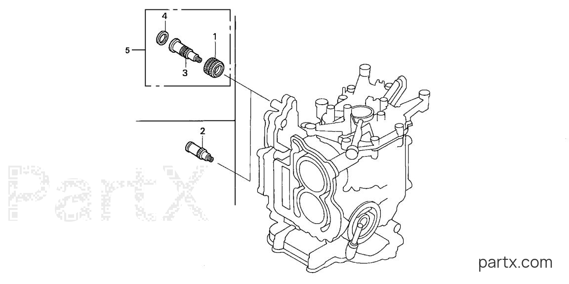 Honda BF9.9D2 SA - WATER HOSE JOINT