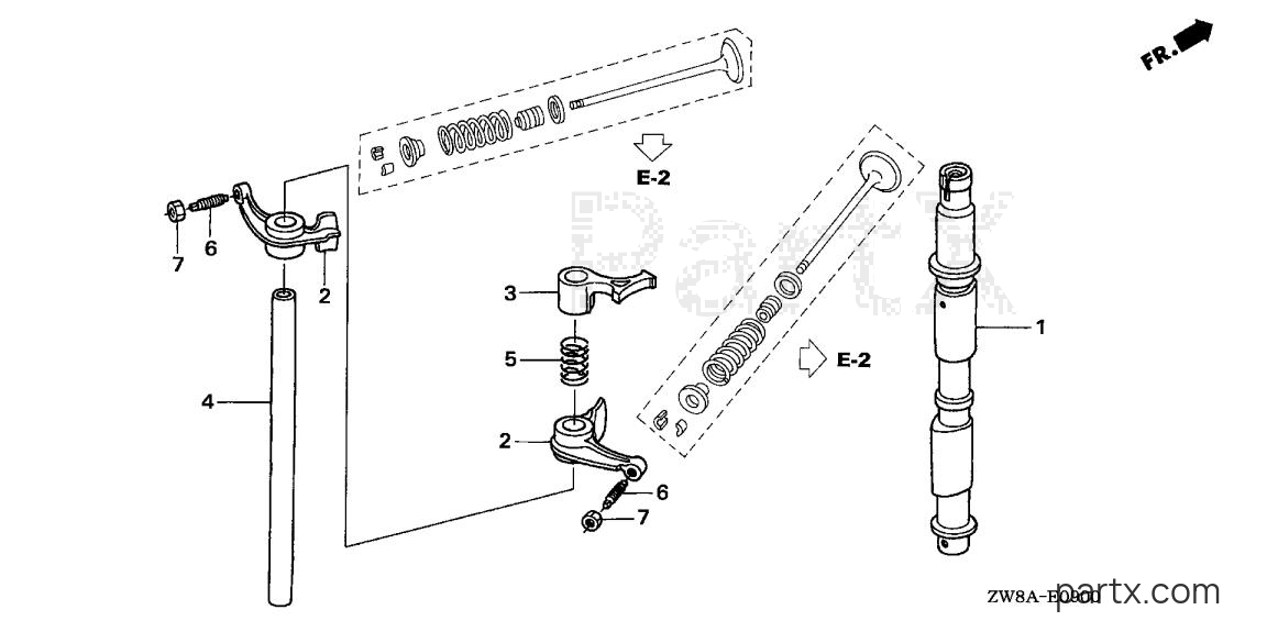 Honda BF8D6 LHA - CAMSHAFT - VALVE