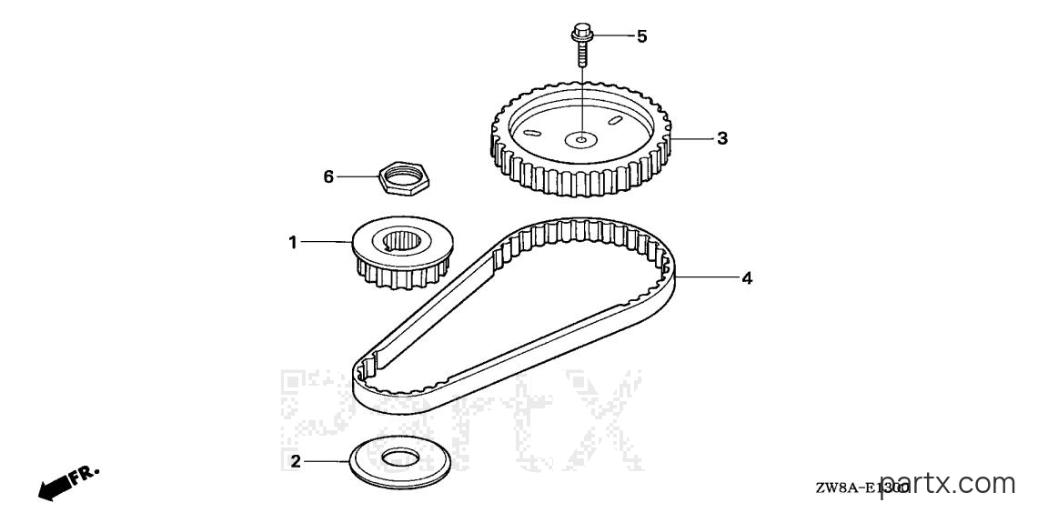 Honda BF9.9D5 LHSA - TIMING BELT