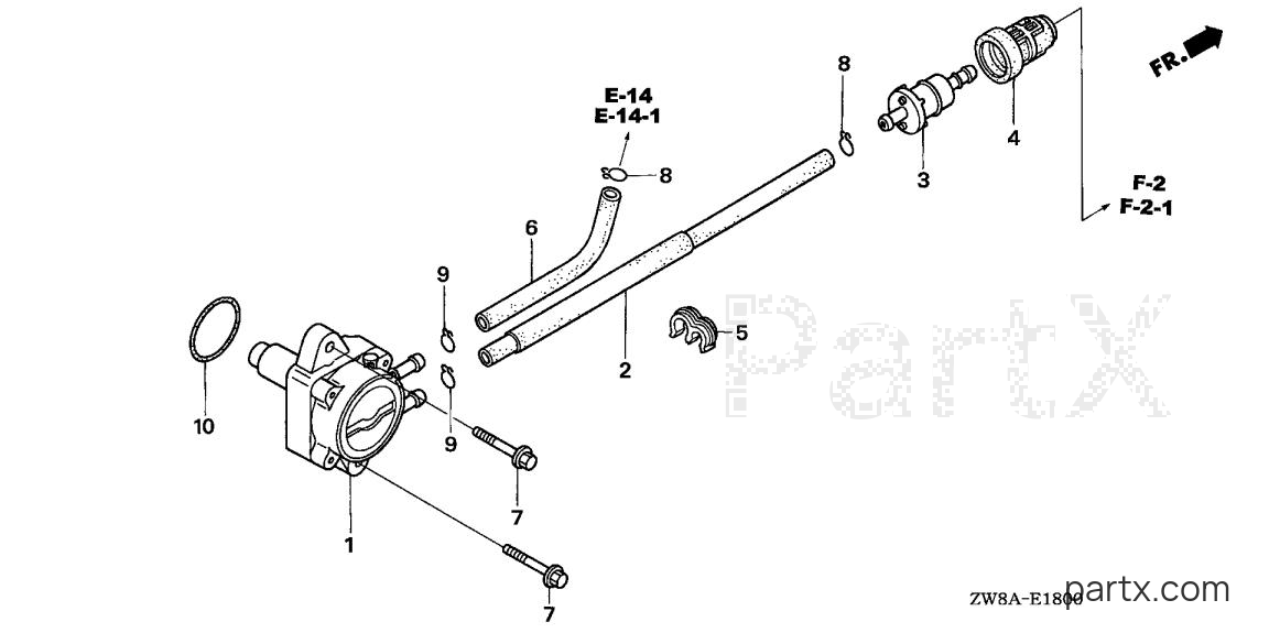 Honda BFP9.9D5 XHTA - FUEL PUMP