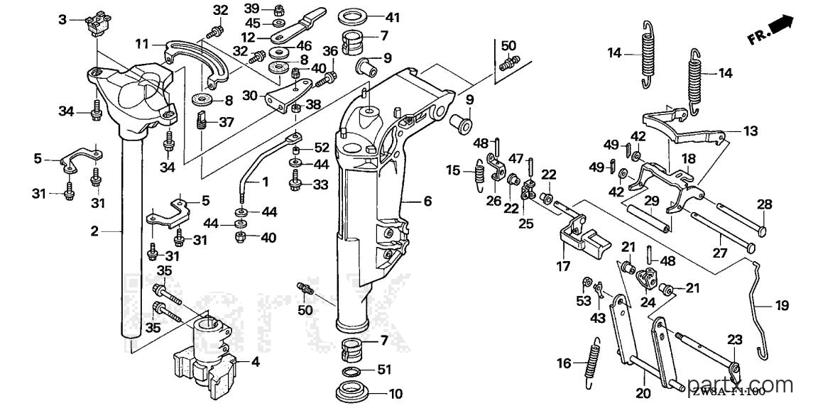 Honda BFP8D5 XHA - SWIVEL CASE (1)