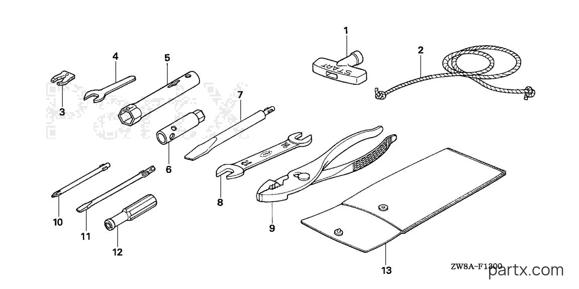 Honda BFP8D5 LHA - TOOLS