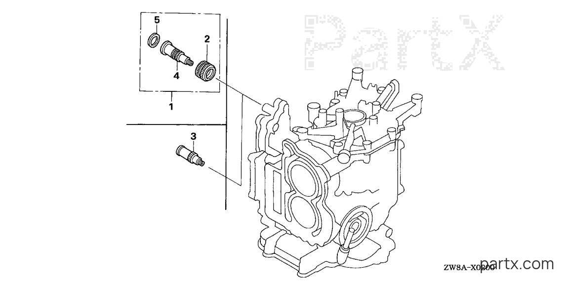 Honda BF9.9D6 LHSA - WATER HOSE JOINT KIT