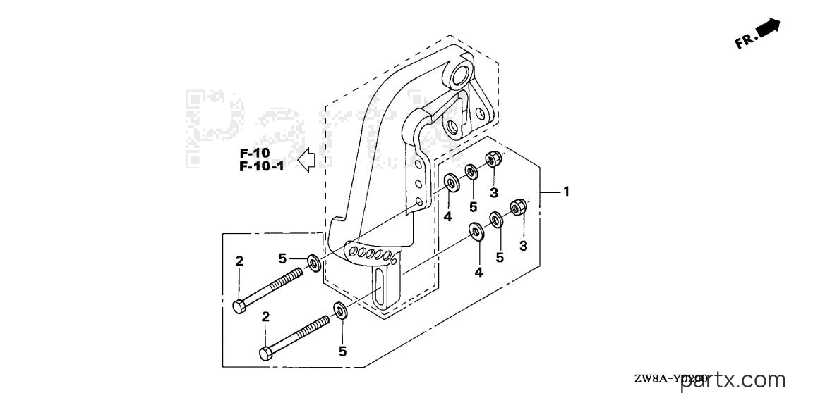 Honda BFP9.9D6 LHTA - OUTBOARD INSTALLATION KIT