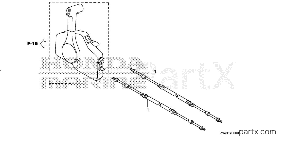 Honda BFP8DK0 LRTA - CABLE