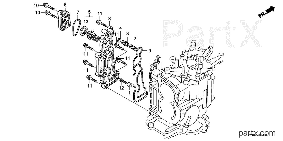 Honda BF20D3 SHSA - THERMOSTAT