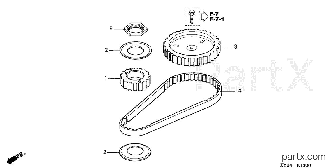 Honda BF20D3 XHSA - TIMING BELT