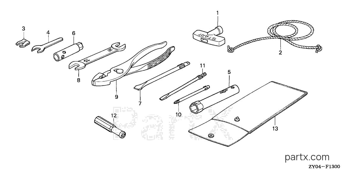 Honda BF15D3 XHA - TOOLS