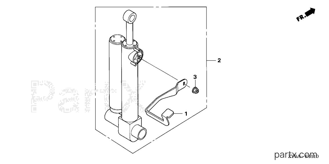 Honda BF20D6 LHGA - SHOCK ABSORBER