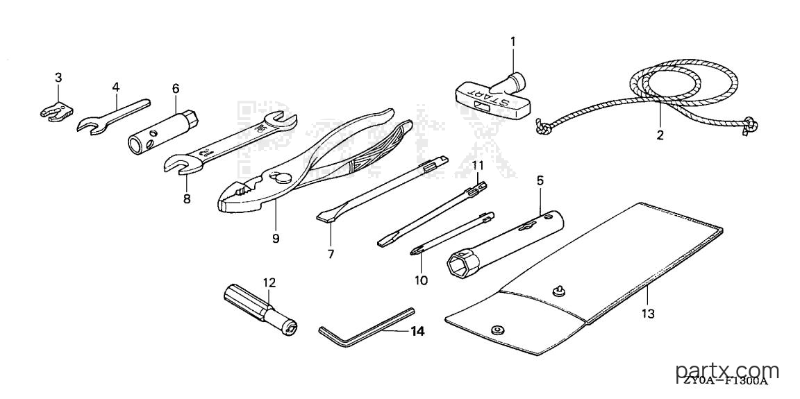 Honda BF20D6 LHA - TOOLS