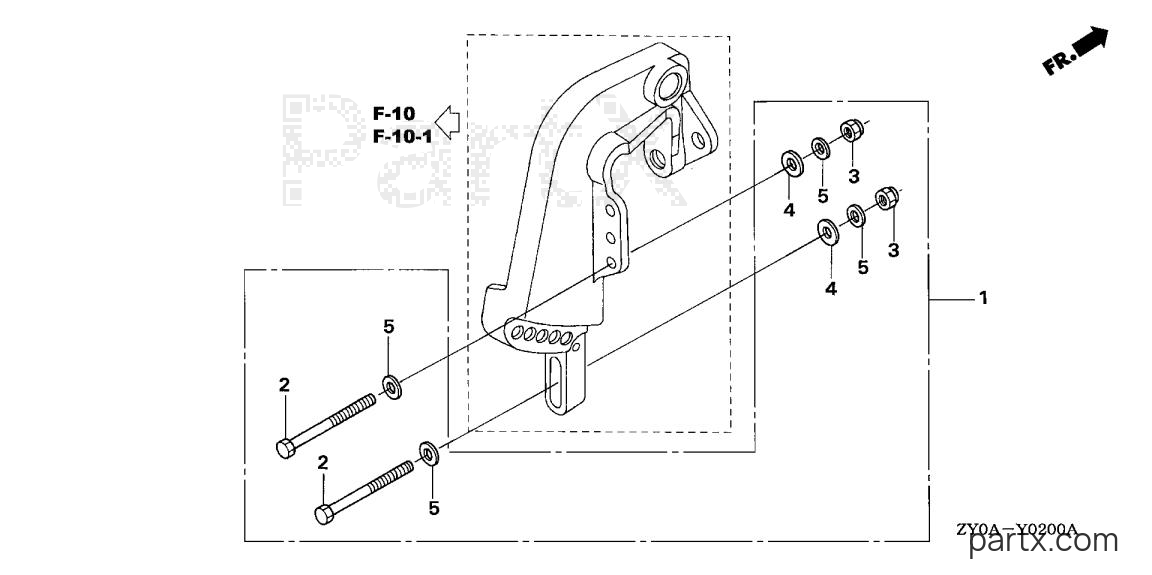 Honda BF20D5 XHTA - OUTBOARD INSTALLATION KIT