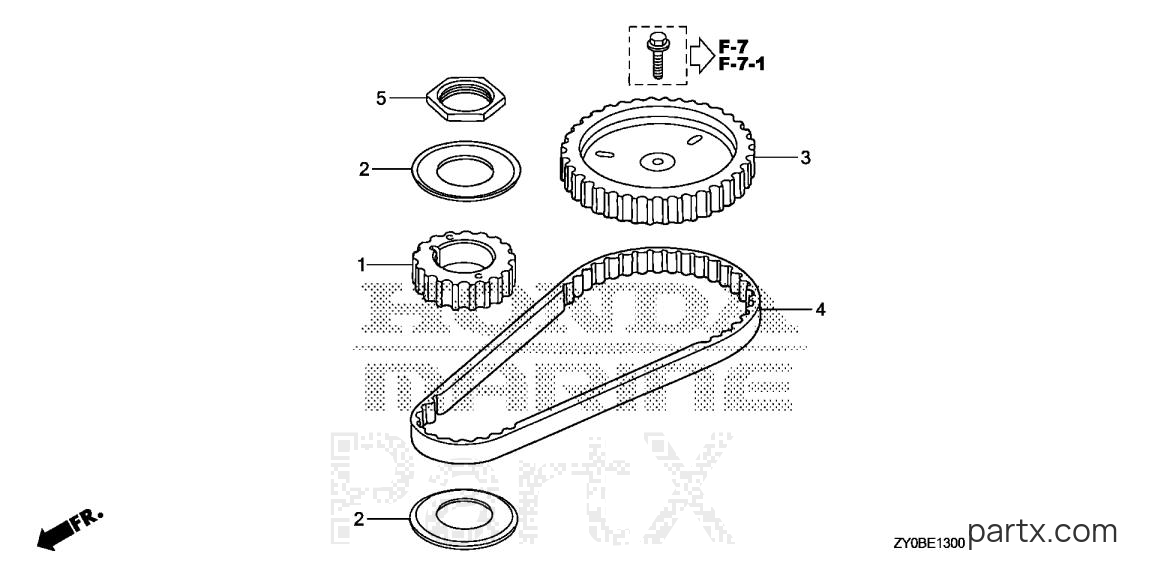 Honda BFP20DK0 LRTA - TIMING BELT