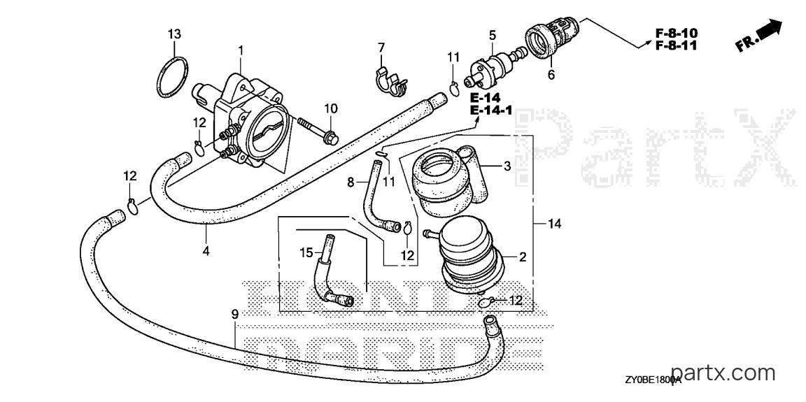 Honda BF20DK2 SHA - FUEL PUMP
