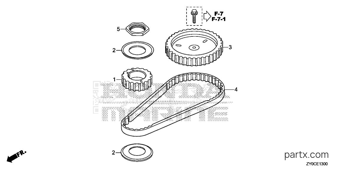 Honda BF20DK3 SRTA - TIMING BELT