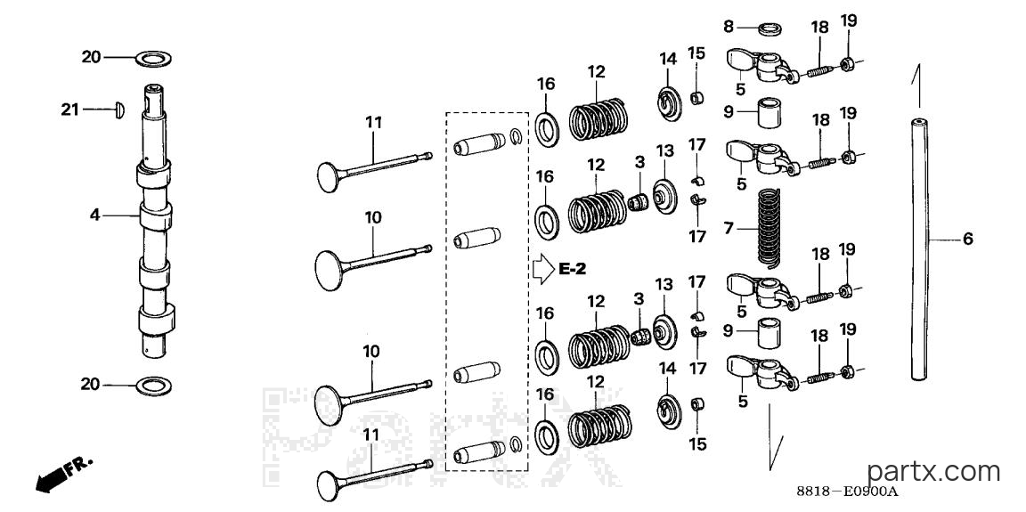 Honda BF8A5 SA - CAMSHAFT