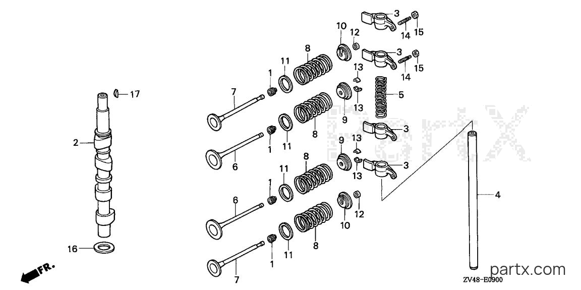 Honda BF15A2 LA - CAMSHAFT