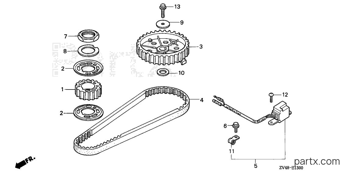 Honda BF15AY XAS - TIMING BELT