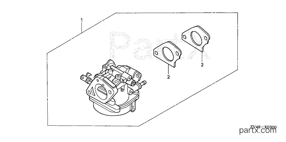 Honda BF15A2 LAS - CARBURETOR KIT