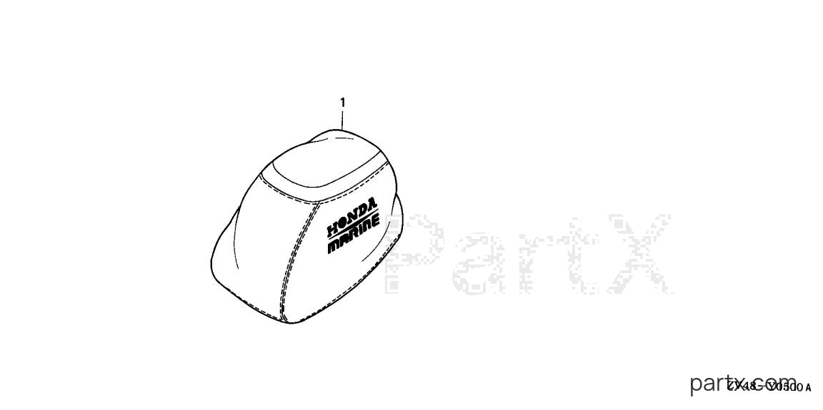 Honda BF15A1 LAS - ENGINE COVER KIT