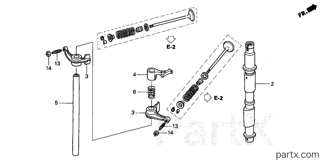 Honda BFP8D3 LHA - CAMSHAFT - VALVE