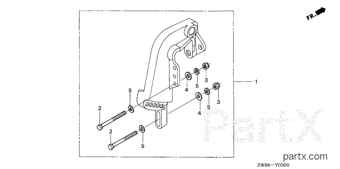 Honda BFP8D3 XRA - OUTBOARD INSTALLATION KIT