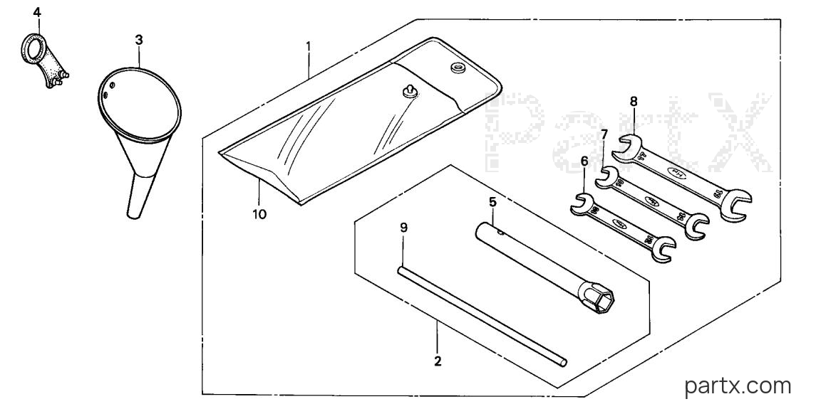 Honda HP250 CA - TOOLS