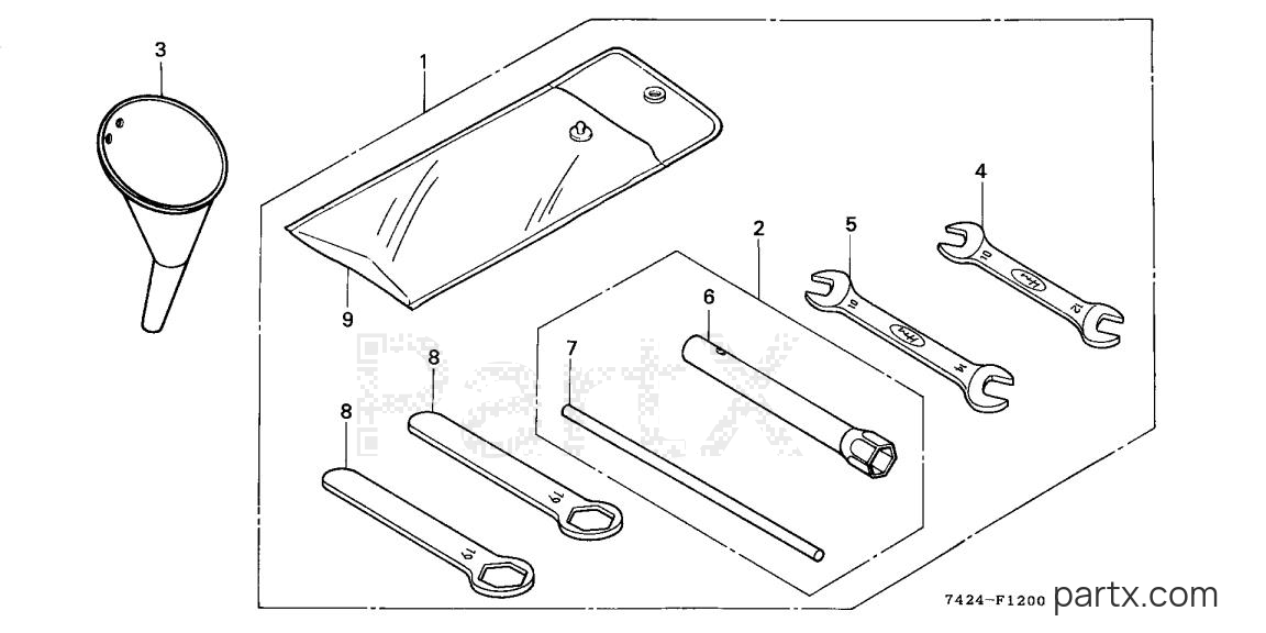 Honda HP400 BA - TOOLS