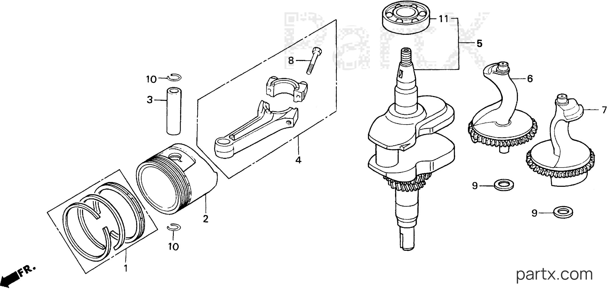 Honda H3011 SA - PISTON