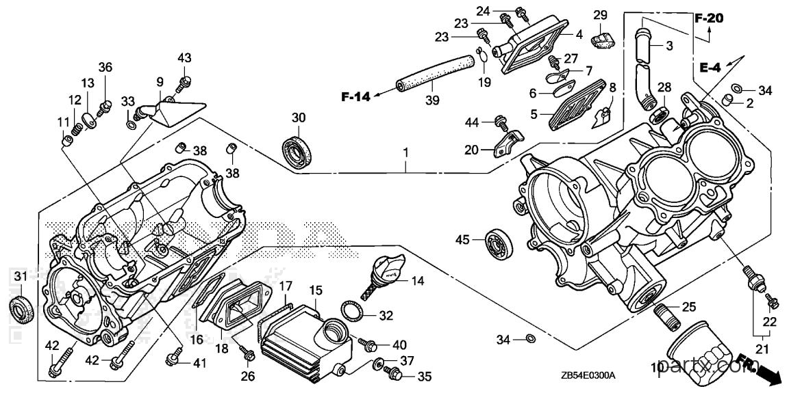 Honda EV6010 FA - CYLINDER