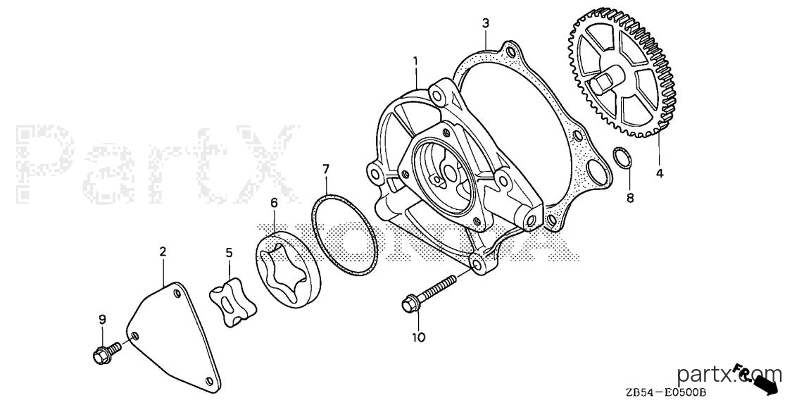 Honda EV4010 AN - OIL PUMP