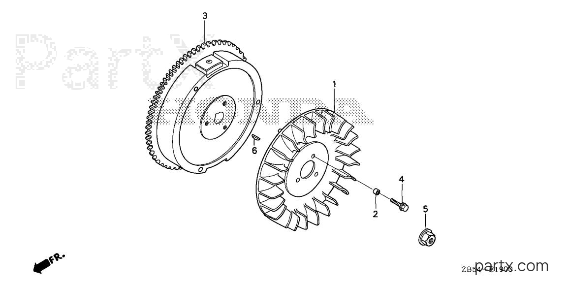 Honda EV4010 RA - FLYWHEEL