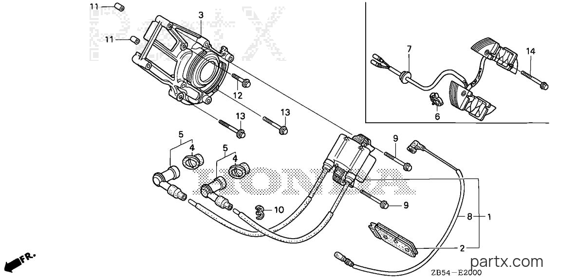 Honda EV6010 AN - IGNITION COIL