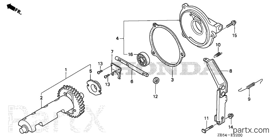 Honda EV4010 FA - GOVERNOR ARM