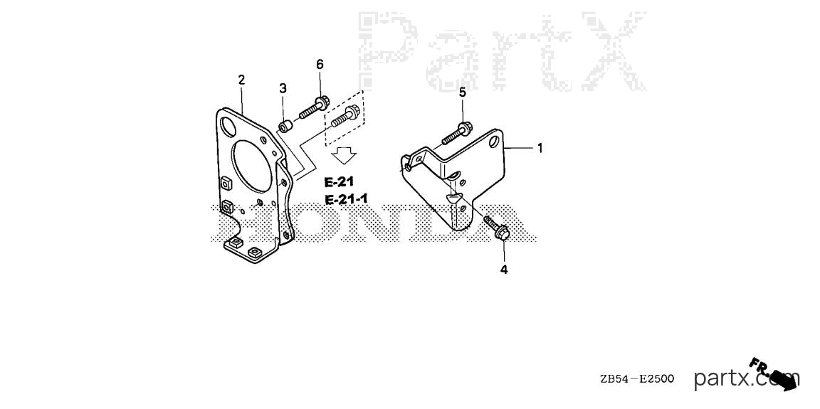Honda EV4010 FA - ENGINE MOUNTING STAY