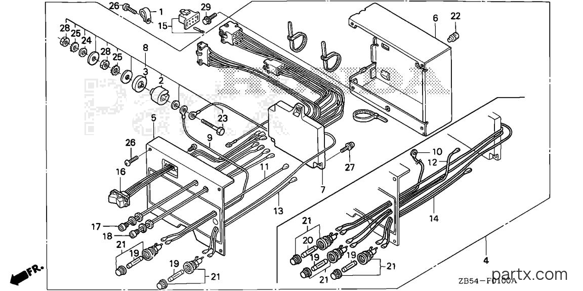 Honda EV4010 A - CONTROL BOX (1)