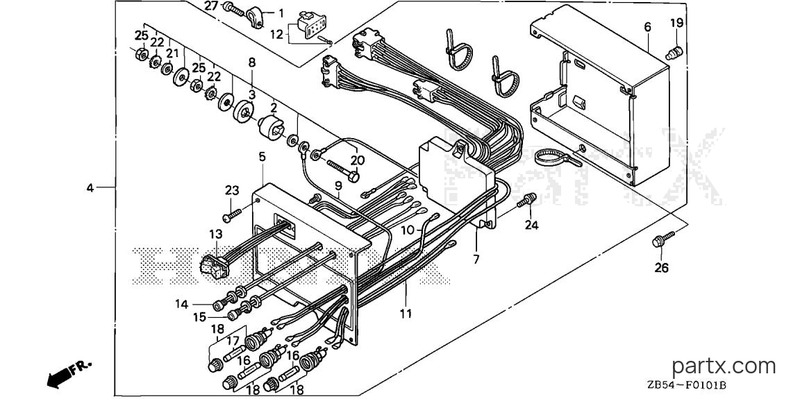 Honda EV6010 FA - CONTROL BOX (2)