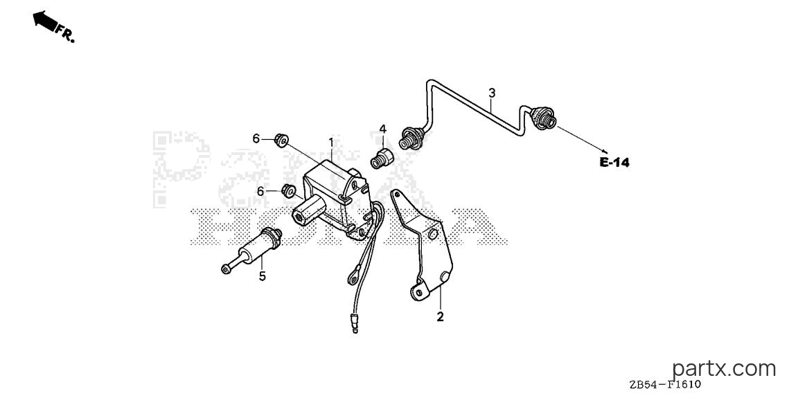 Honda EV6010 AN - FUEL PUMP